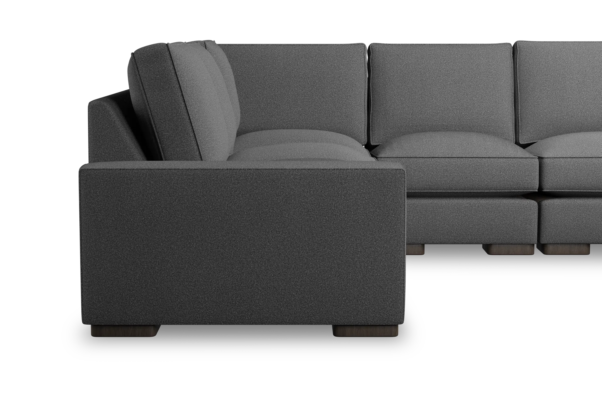 Edgewater Delray Dark Gray Medium Two-arm Sectional Edgewater Delray Dark Gray Medium Two-arm Sectional