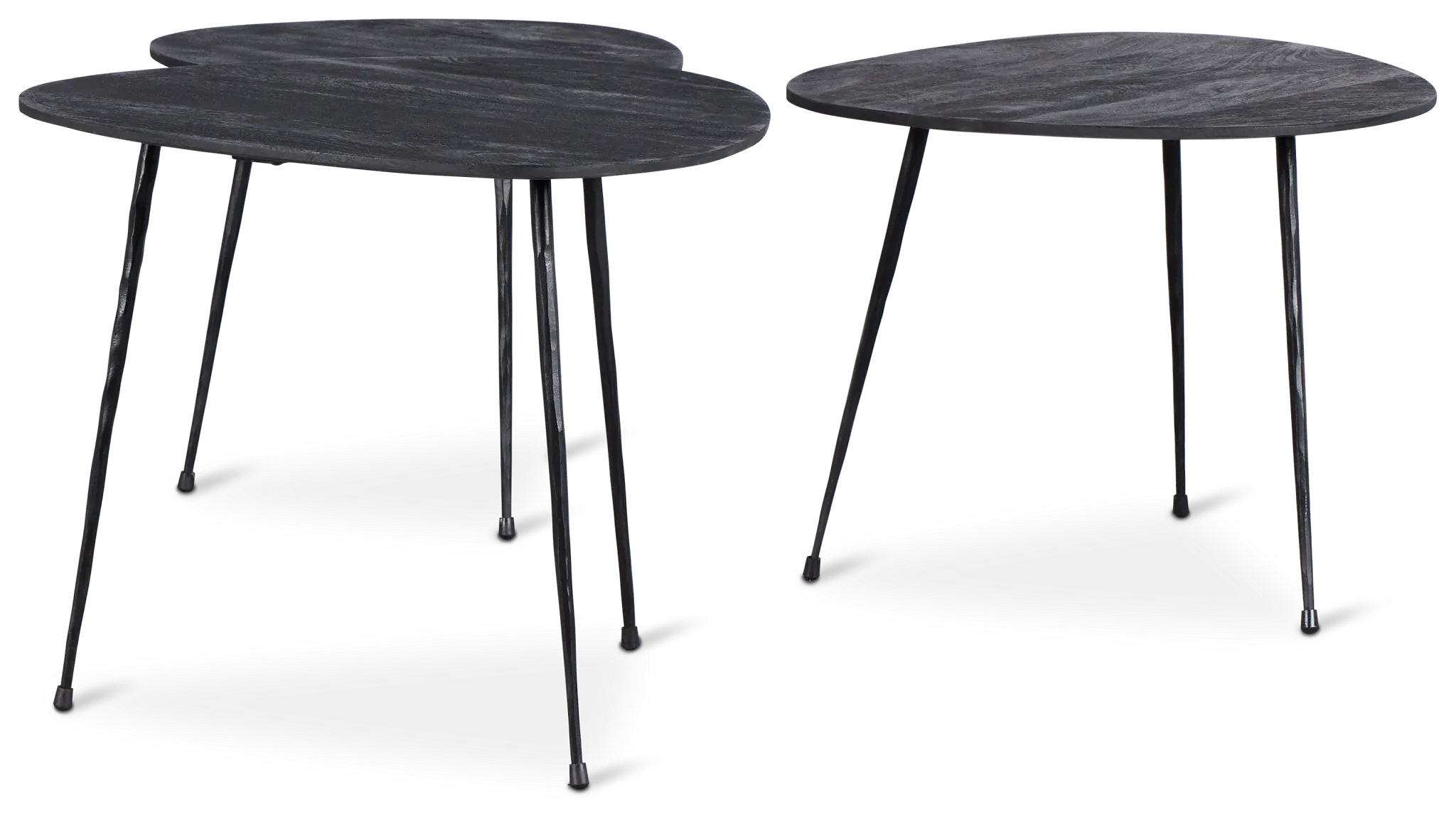 Reef Black Set Of 3 Nesting Tables