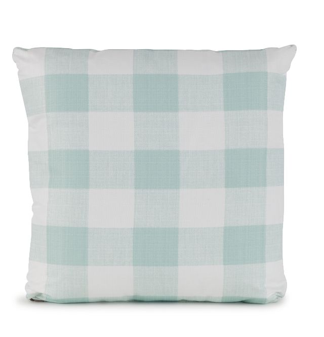 Anderson Light Blue 20" Indoor/outdoor Square Accent Pillow (1)