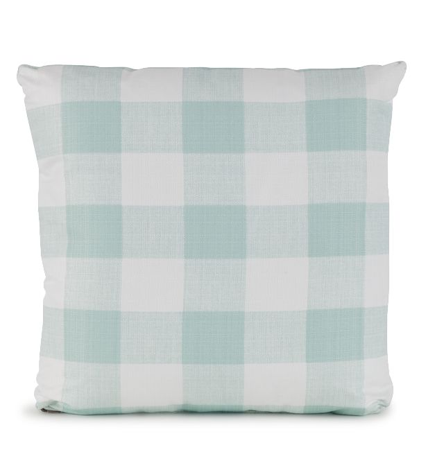 Anderson Light Blue 20" Indoor/outdoor Square Accent Pillow