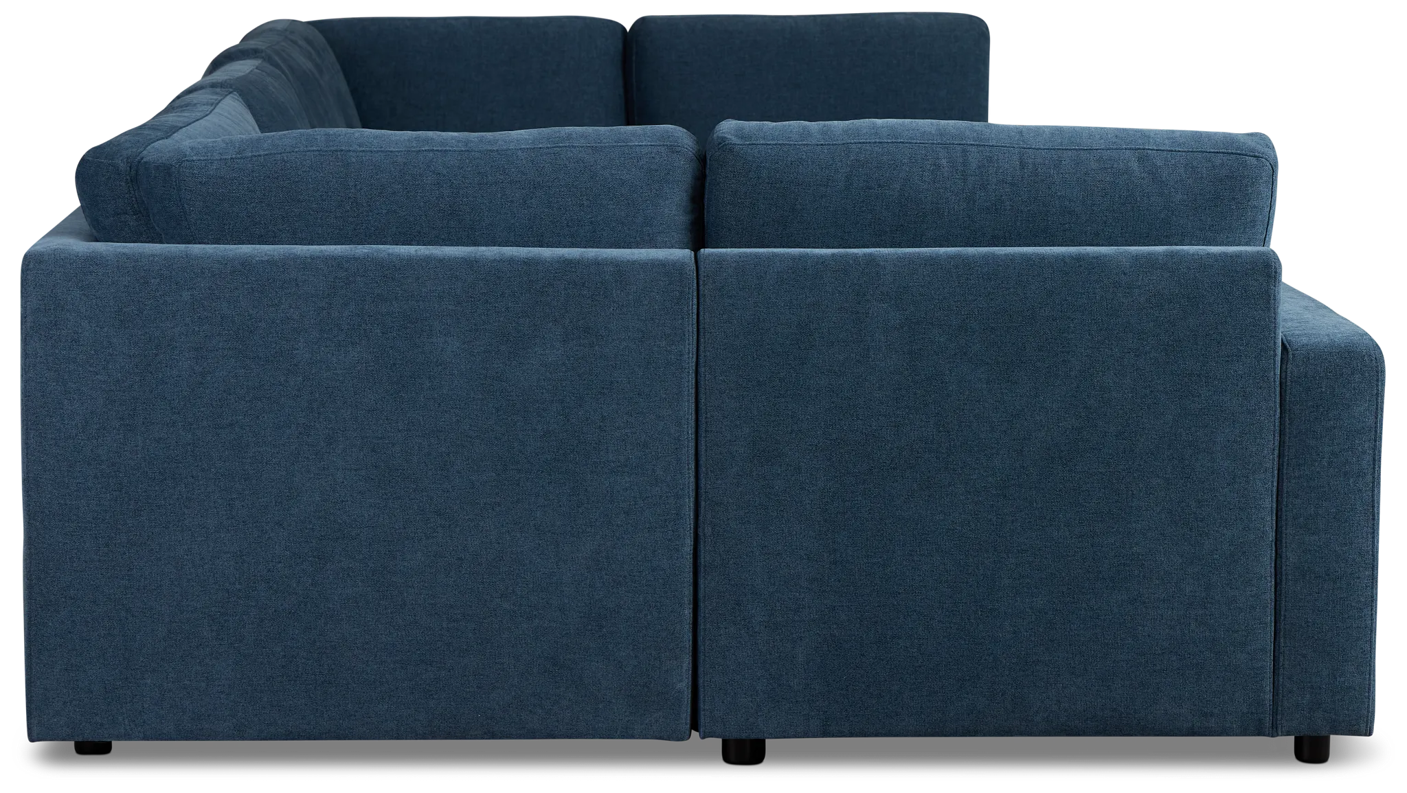 Addie Blue Fabric 8-piece Pit Storage Sectional