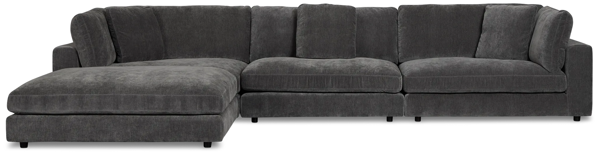 Lounge Dark Gray Small Chaise Sectional