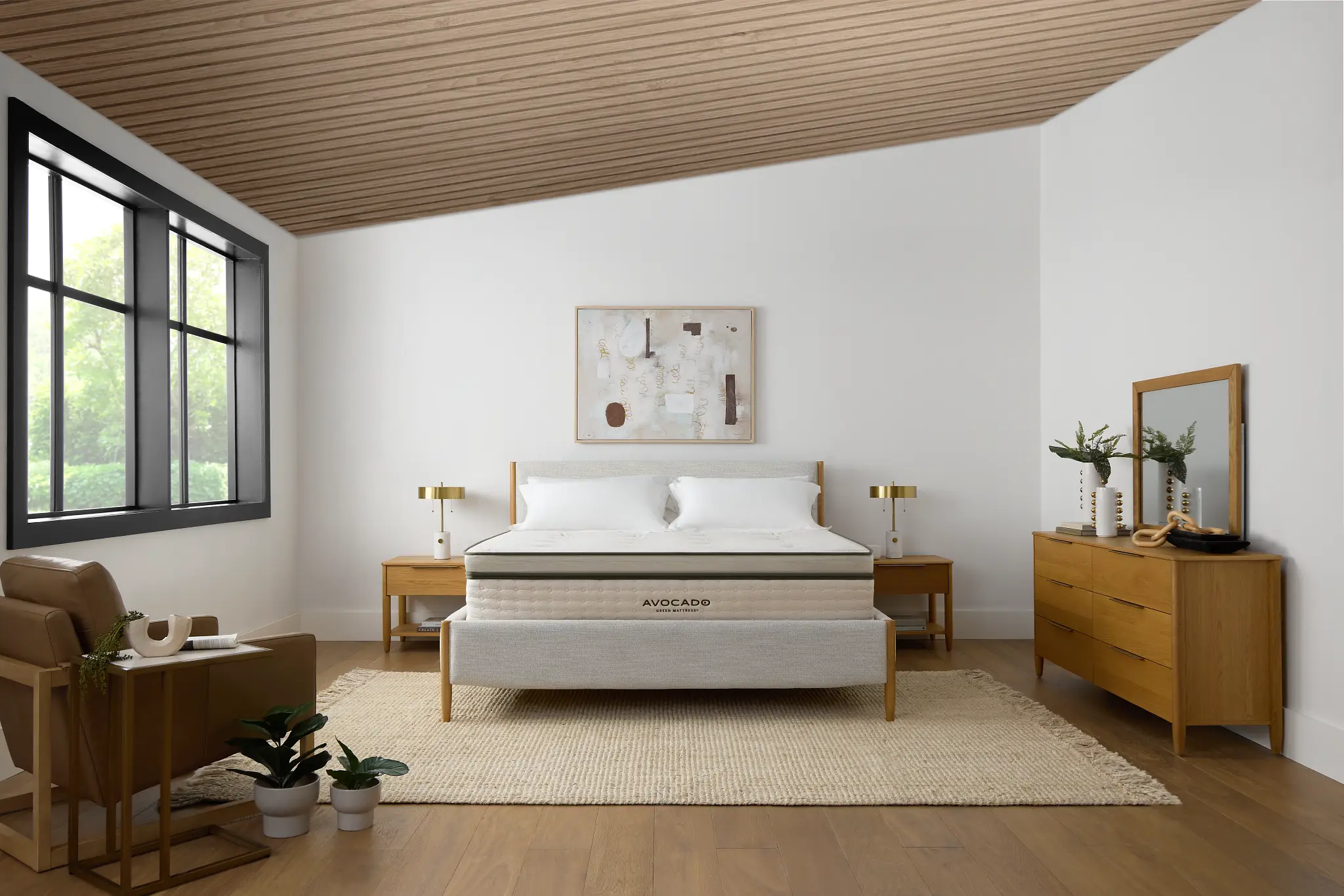 Avocado Green 15.50" Plush Box Top Mattress Avocado Green 15.50" Plush Box Top Mattress