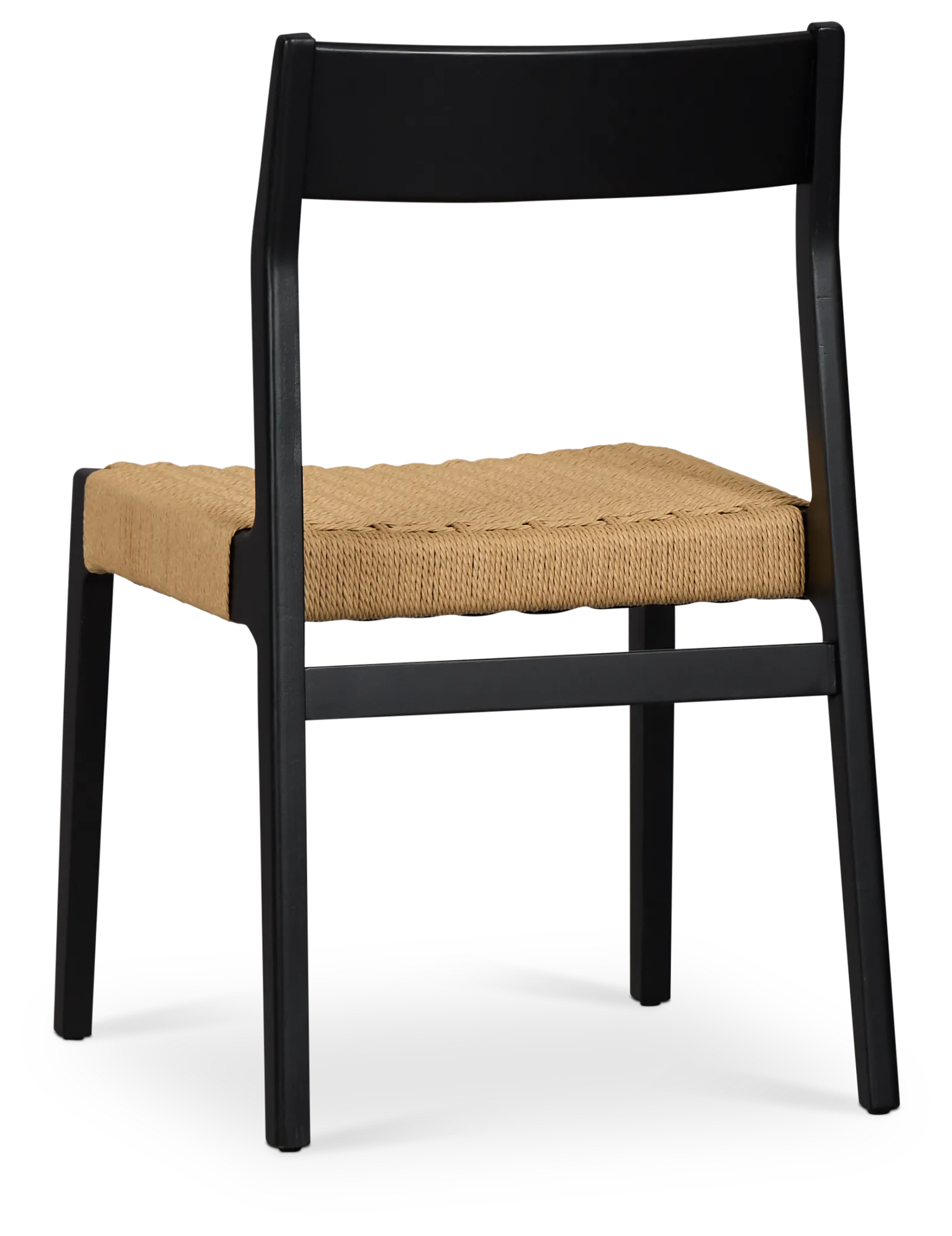 Santorini Black Woven Side Chair