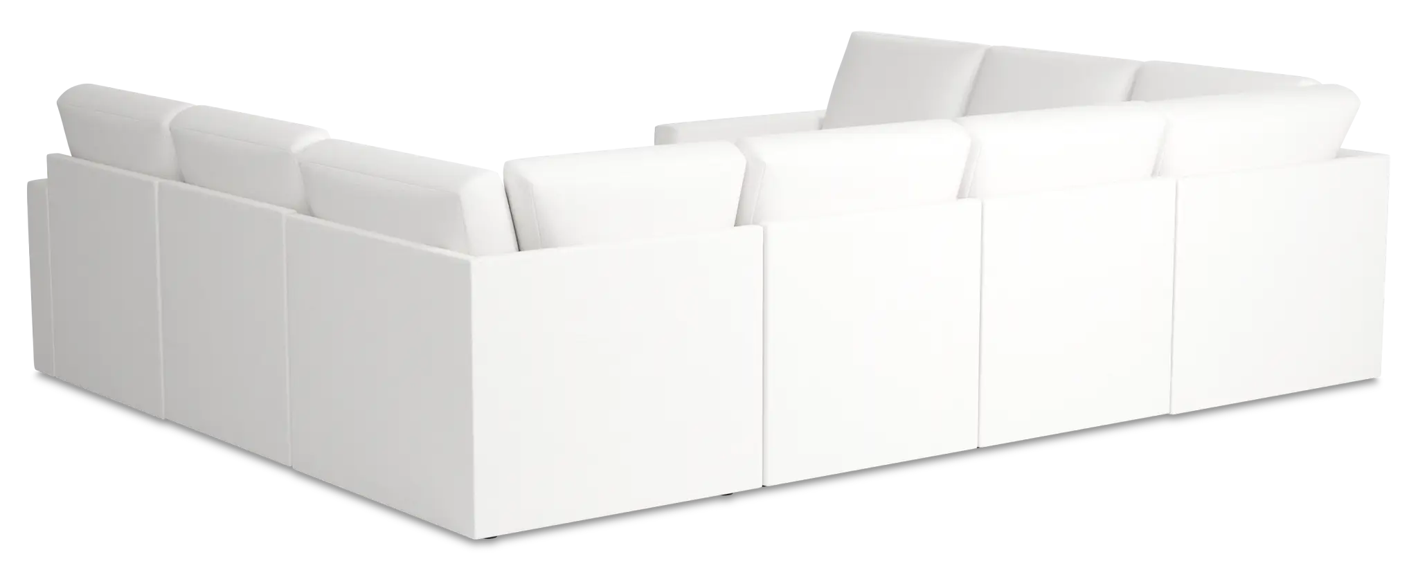 Citymod White Fabric 8-piece Modular Sectional Citymod White Fabric 8-piece Modular Sectional