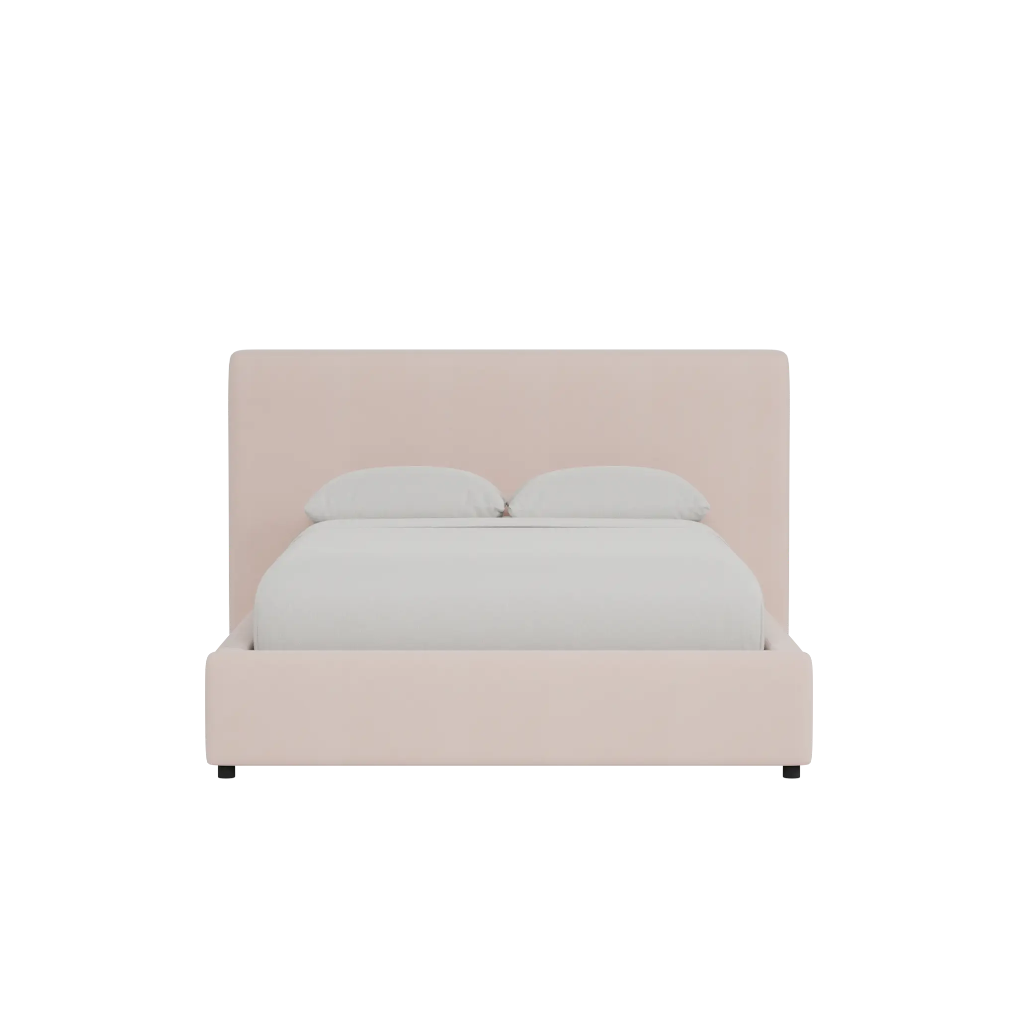 Grayton Joya Light Pink 44" Upholstered Platform Bed Grayton Joya Light Pink 44" Upholstered Platform Bed