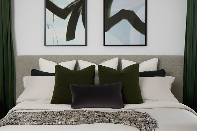 Lauran Black Lumbar Accent Pillow