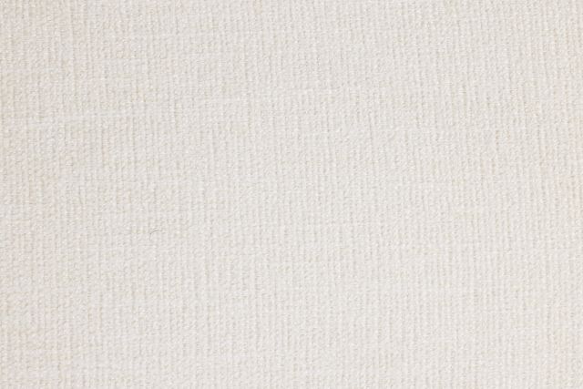 Emma White Fabric Cocktail Ottoman