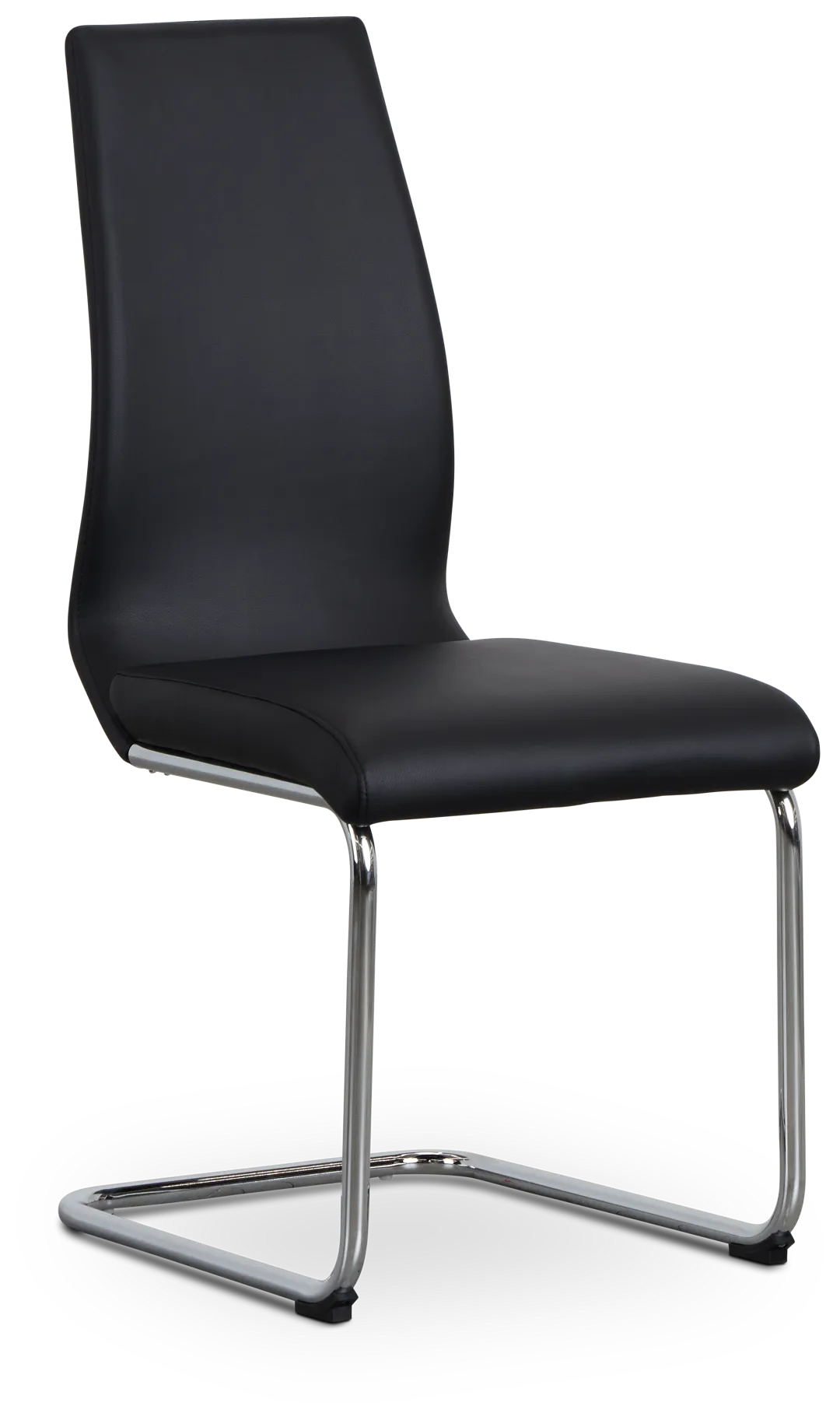 Lennox Black Upholstered Side Chair