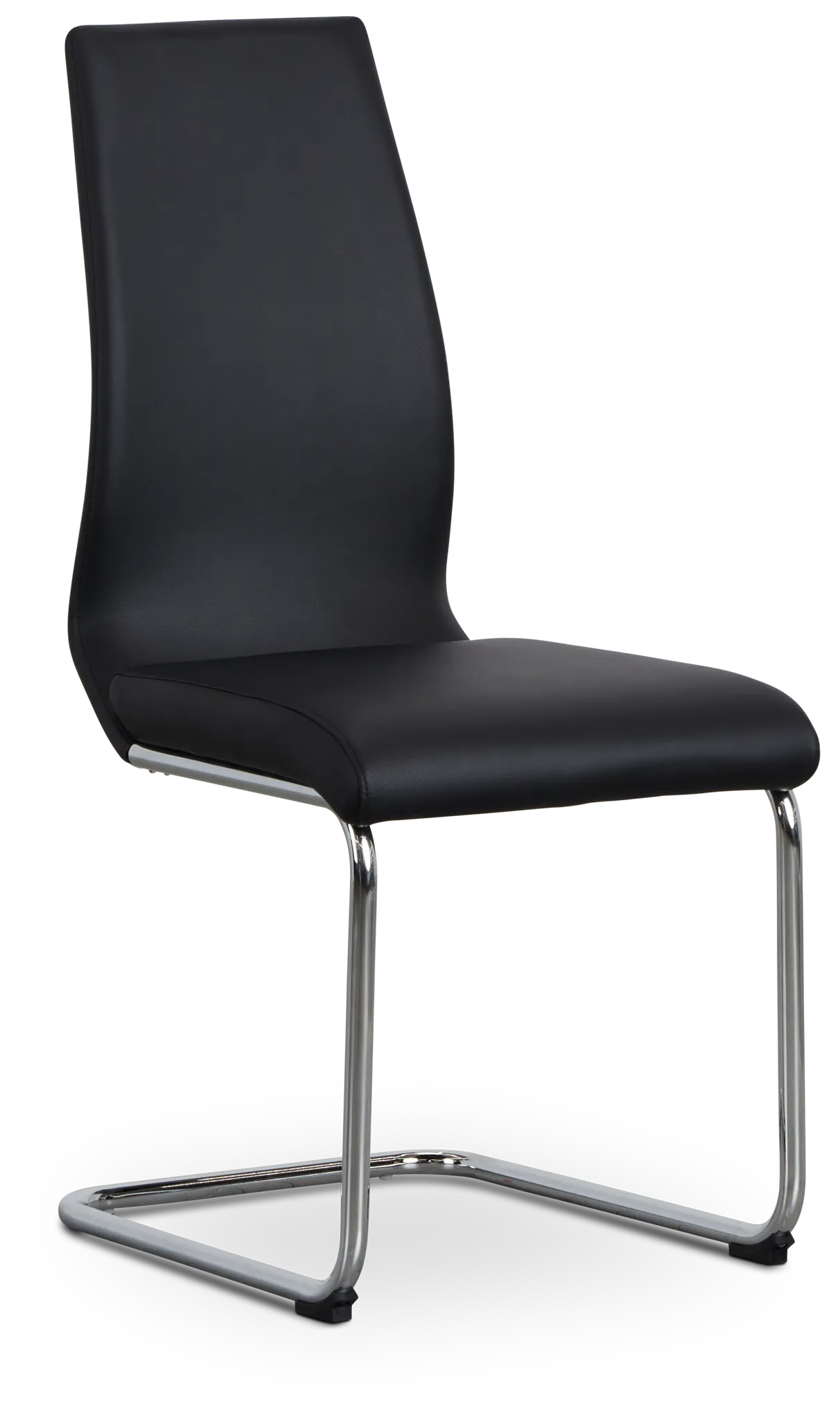 Lennox Black Upholstered Side Chair