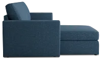 Citymod Blue Fabric Small Left Chaise Sectional