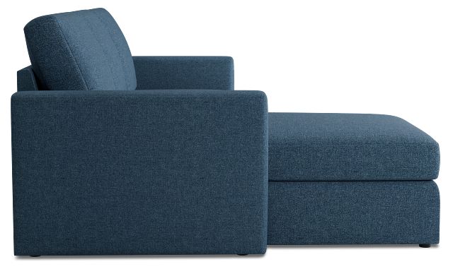 Citymod Blue Fabric Small Left Chaise Sectional