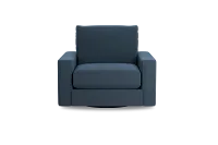 Edgewater Elite Blue Swivel Chair