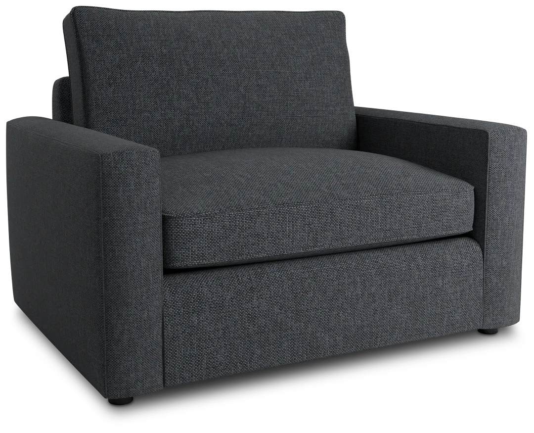 Siesta Elevation Gray Fabric Cooling Memory Foam Sleeper