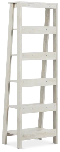 Kasey Light Gray Bookcase