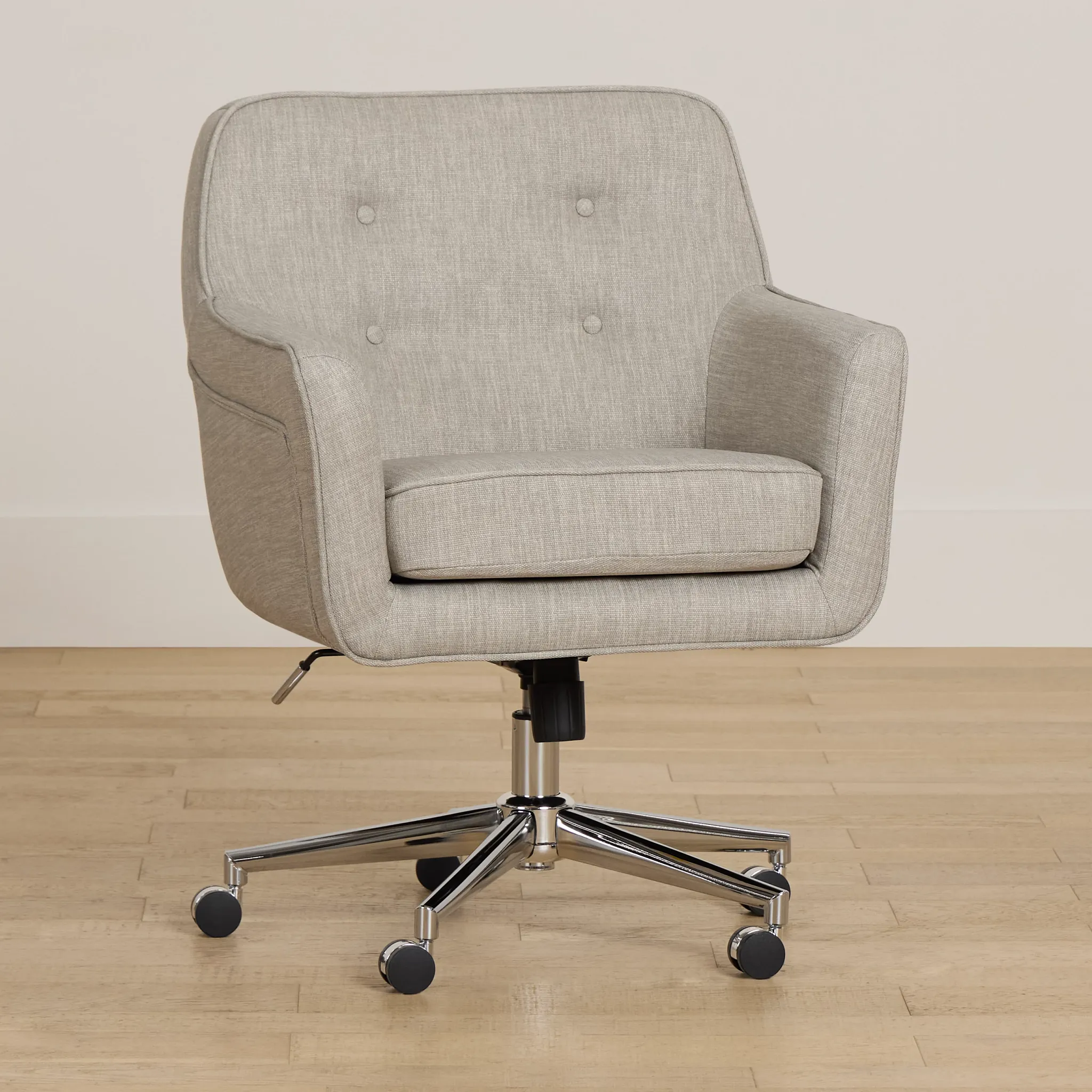 Adeline Light Gray Desk Chair