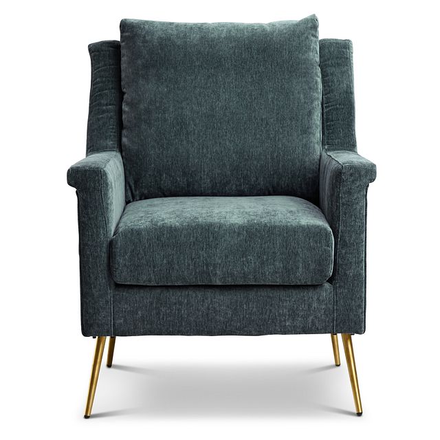 Cambridge Gray Velvet Accent Chair (3)