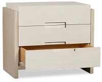 Miramar Ivory 3-drawer Nightstand