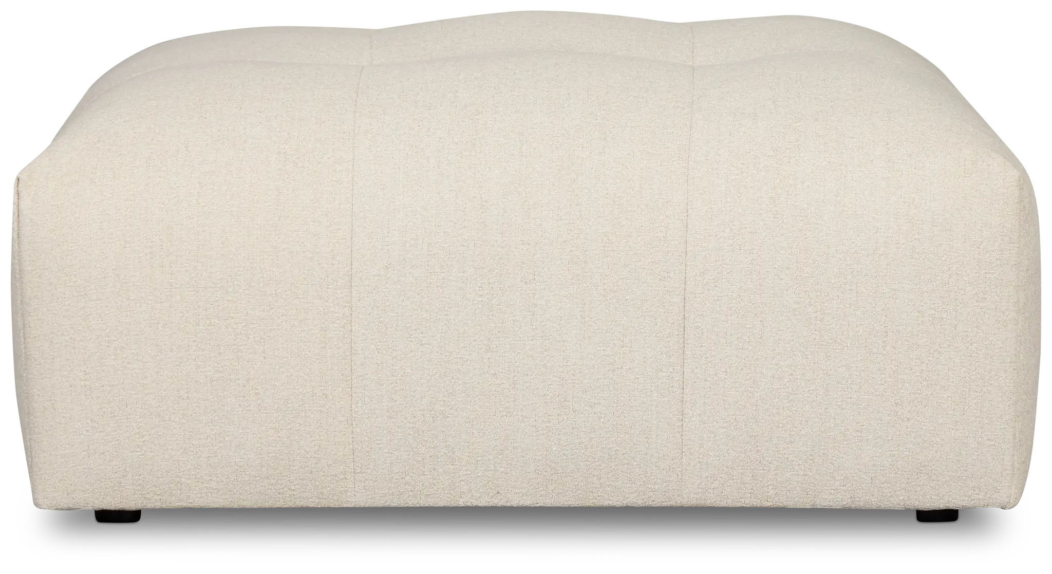 Remi Light Beige Fabric Ottoman Remi Light Beige Fabric Ottoman