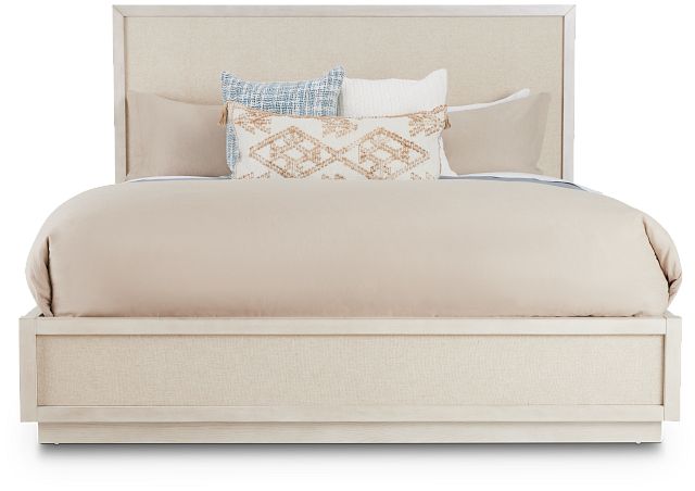 Marseilles Light Tone Panel Bed