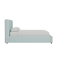 Grayton Elite Light Blue 44" Upholstered Platform Bed