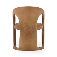 Bow Brown Upholstered Side Chair