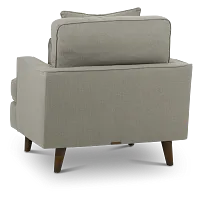 Tori Light Gray Fabric Chair