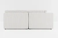 Destin Sea Lane Light Gray Fabric 8-piece Pit Sectional