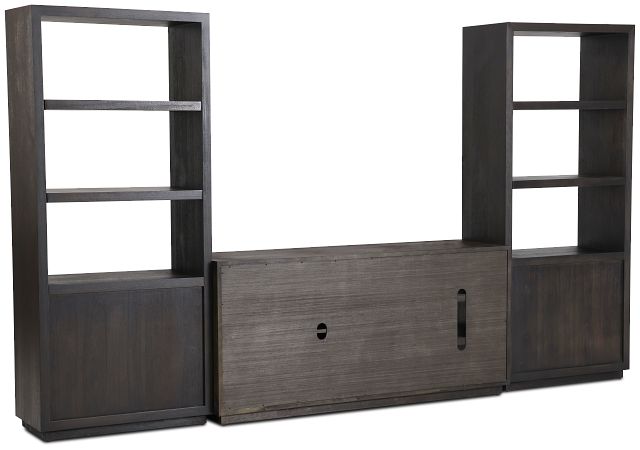 Madden Dark Tone Small Entertainment Wall