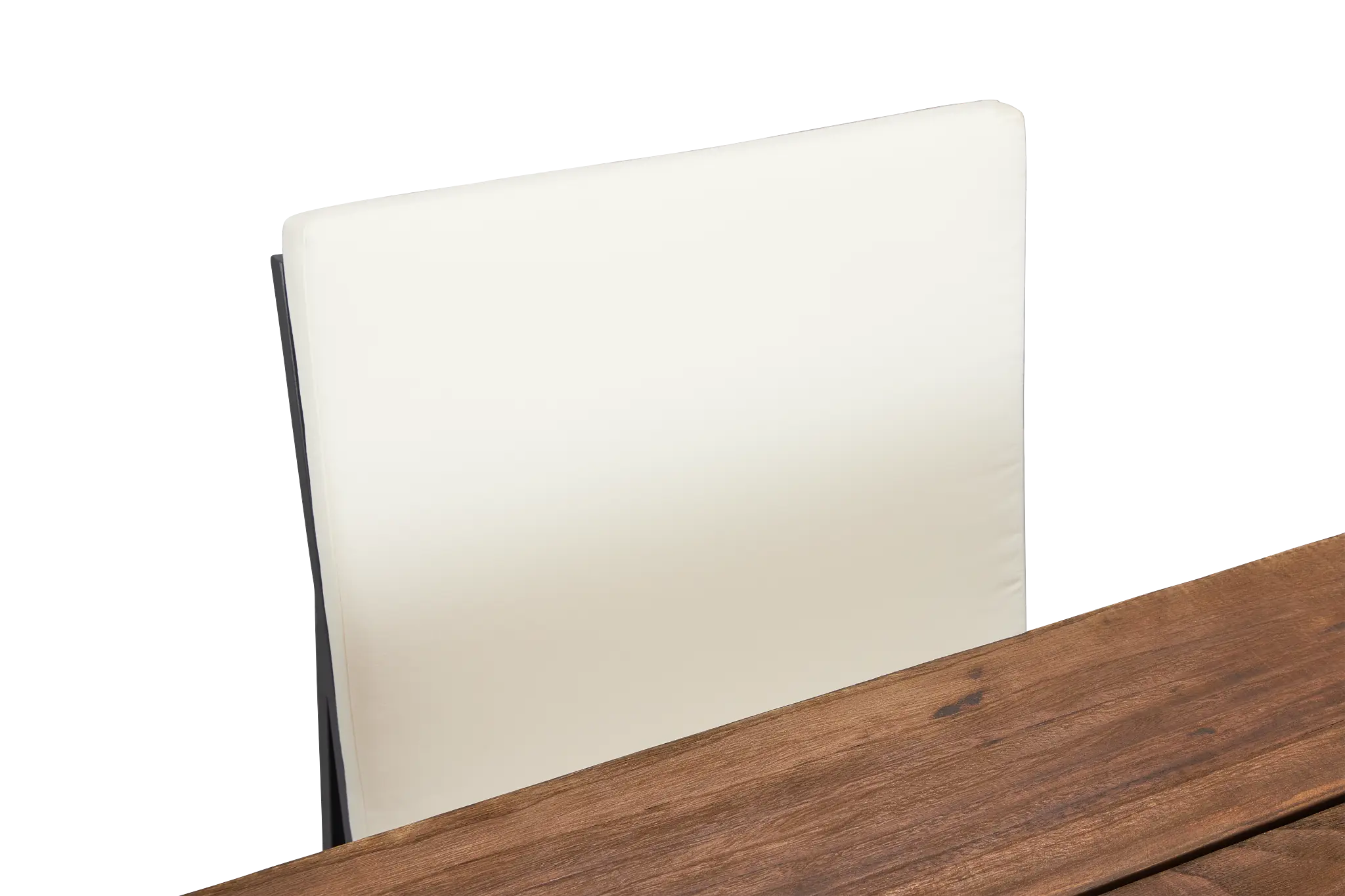 Linear Dark Gray White 102" Aluminum Table & 4 Cushioned Side Chairs Linear Dark Gray White 102" Aluminum Table & 4 Cushioned Side Chairs