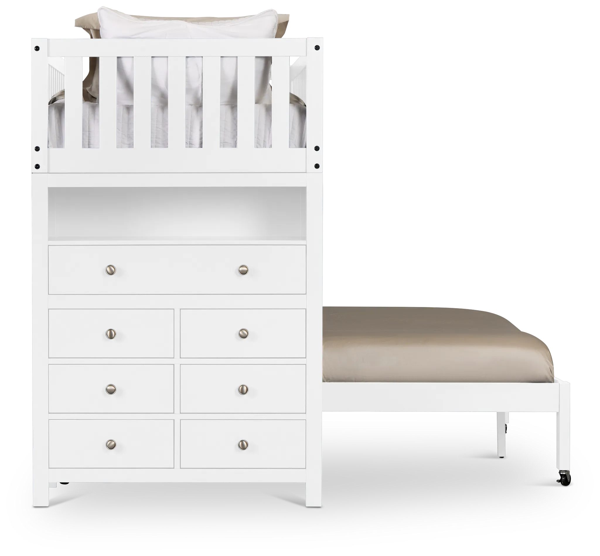 Charleston White Loft Bed