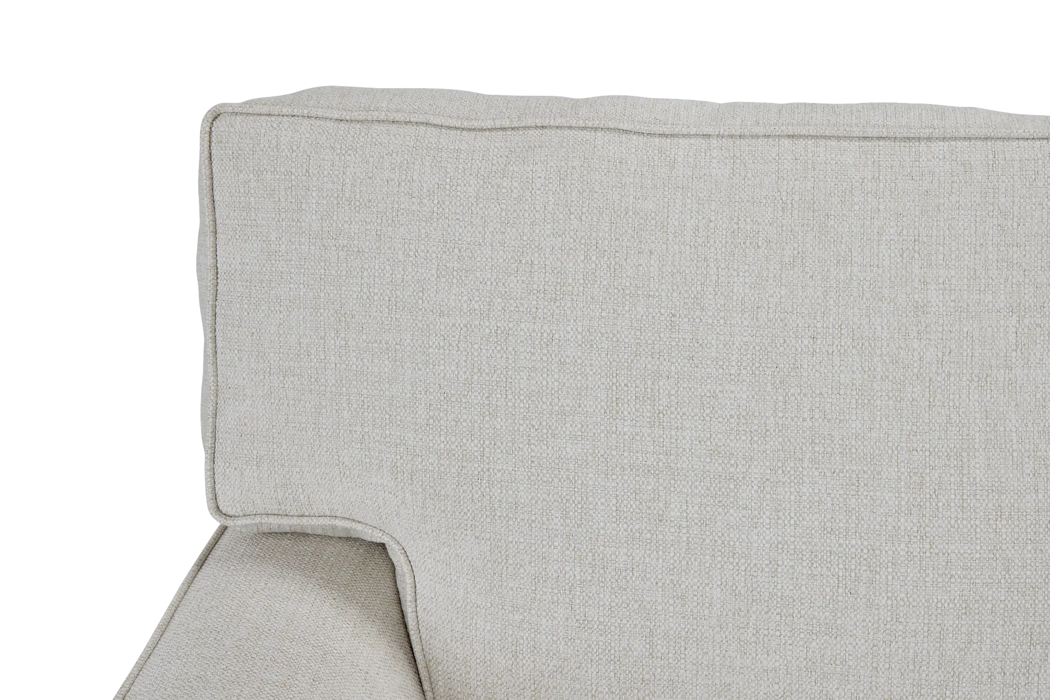 Austin White Fabric Right Chaise Sectional Austin White Fabric Right Chaise Sectional