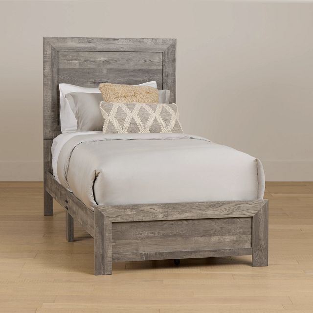 Ollie Gray Panel Bed