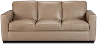 Lane Taupe Lthr/vinyl Sofa