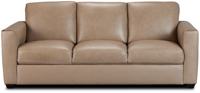 Lane Taupe Lthr/vinyl Sofa