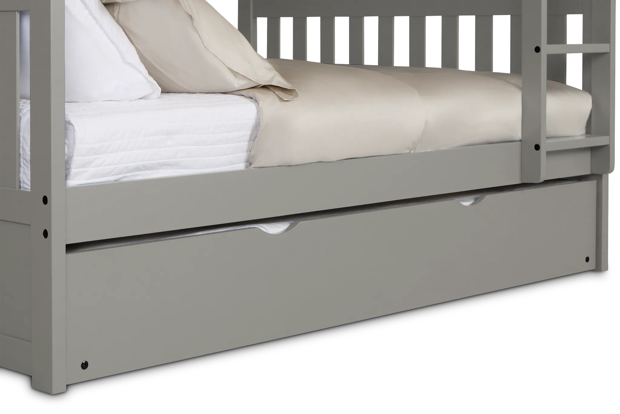 Charleston Gray Trundle Bunk Bed
