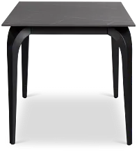 Sierra Black Stone Rectangular Table