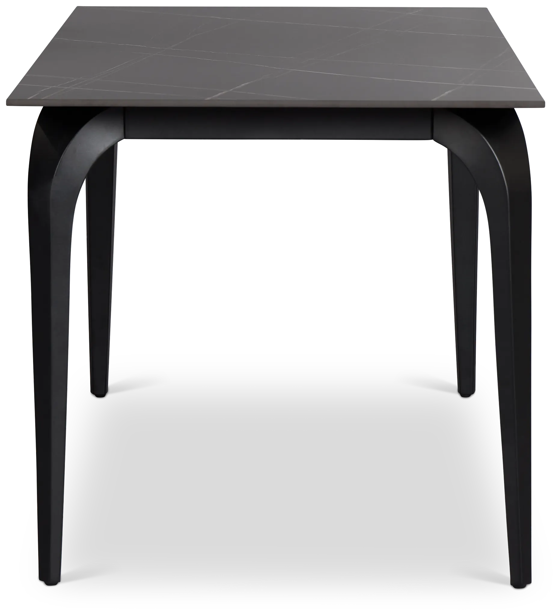 Sierra Black Stone Rectangular Table