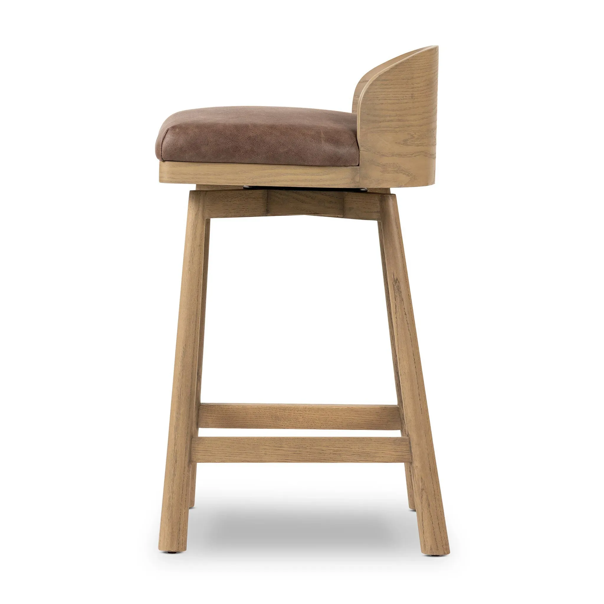 Four Hands Cloris Light Tone 24" Upholstered Barstool