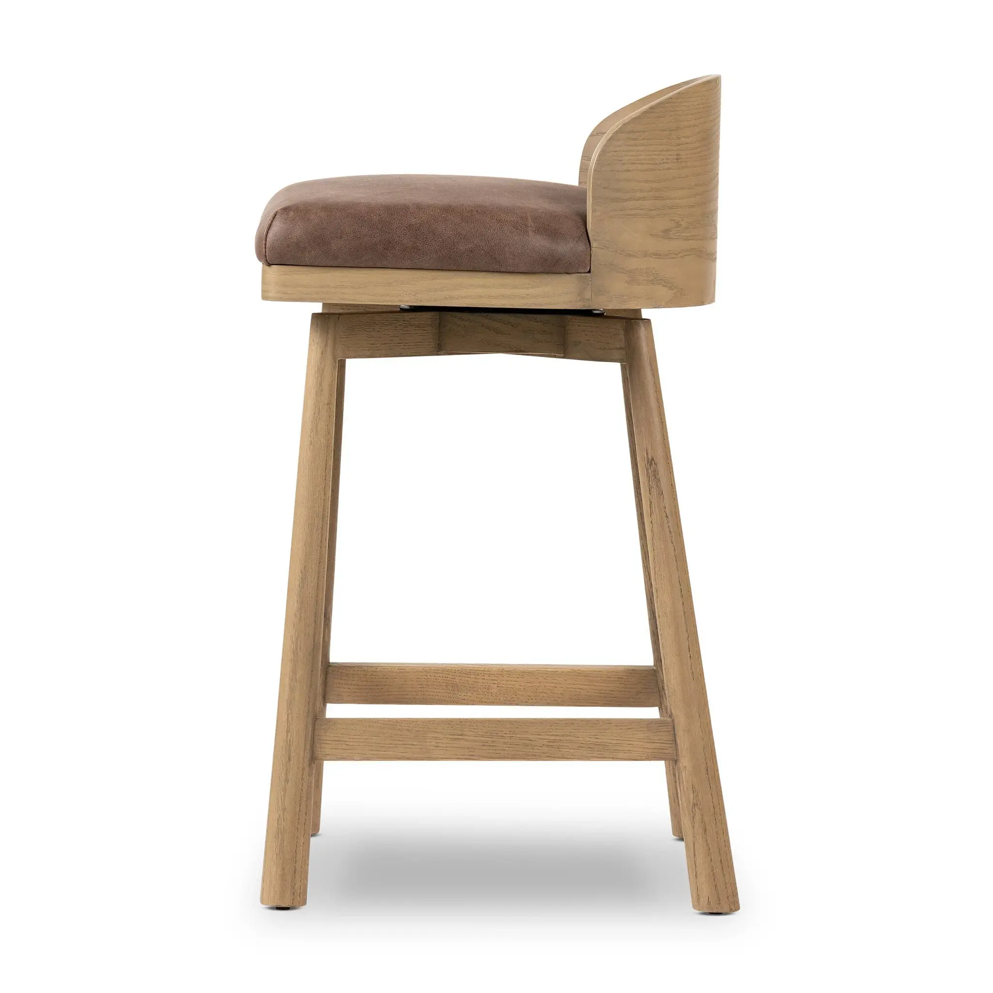 Four Hands Cloris Light Tone 24" Upholstered Barstool Four Hands Cloris Light Tone 24" Upholstered Barstool