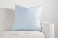Zeke Light Blue 24" Accent Pillow