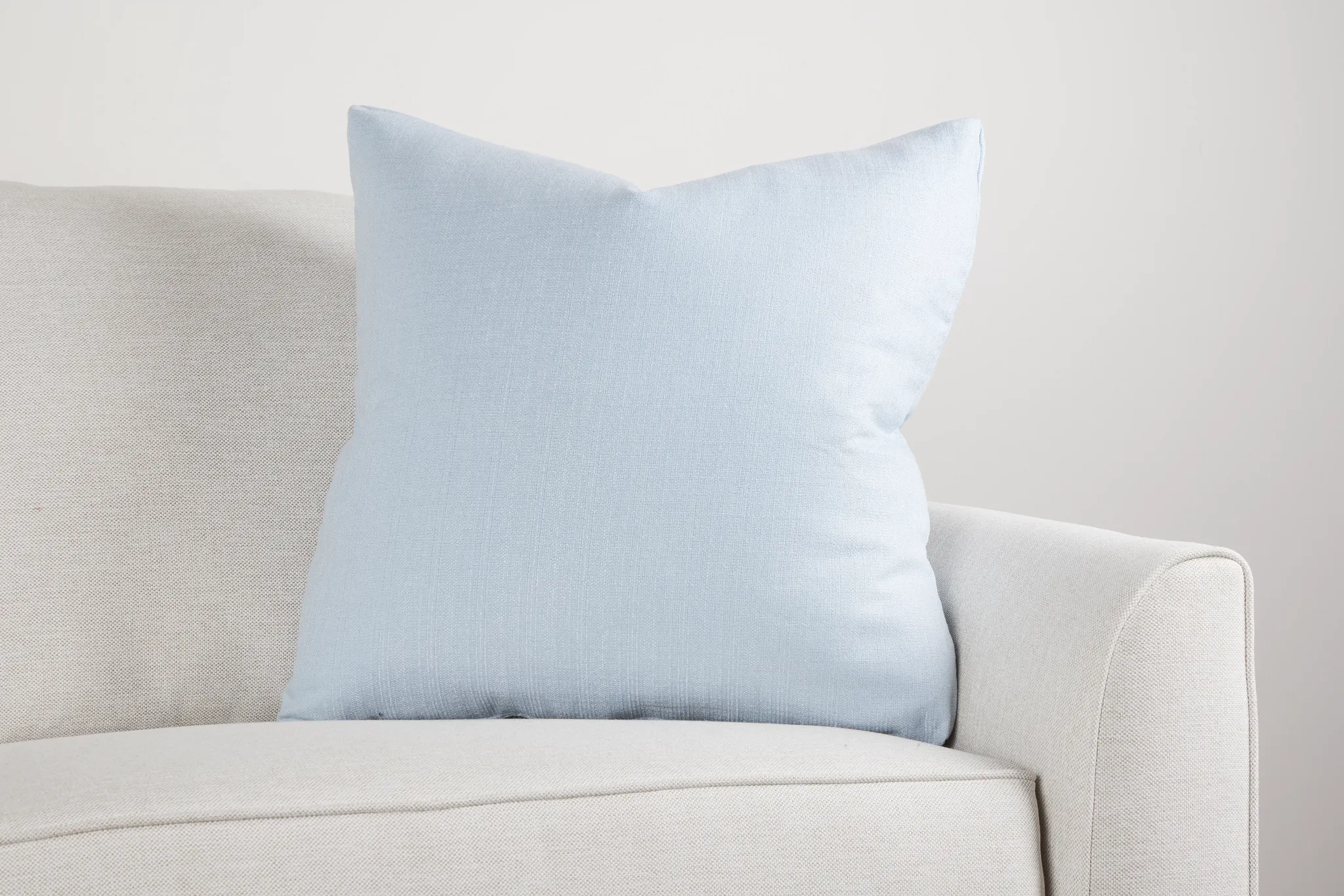 Zeke Light Blue 24" Accent Pillow