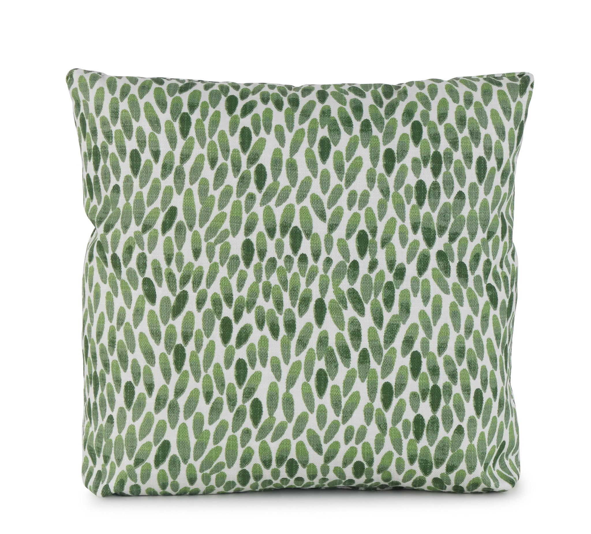 Lotus Green 18" Indoor/outdoor Square Accent Pillow