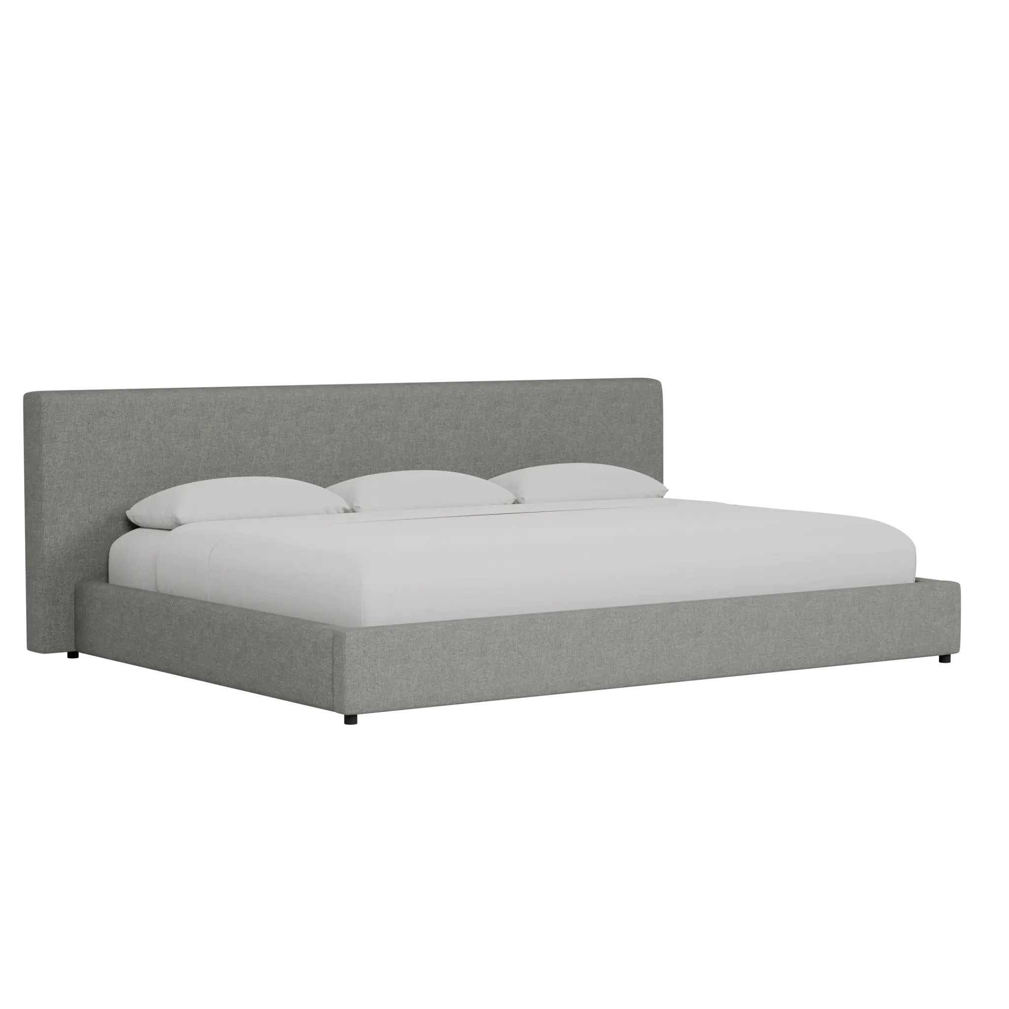 Grayton Linen 44" Upholstered Platform Bed Grayton Linen 44" Upholstered Platform Bed