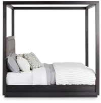 Madden Gray Uph Canopy Bed