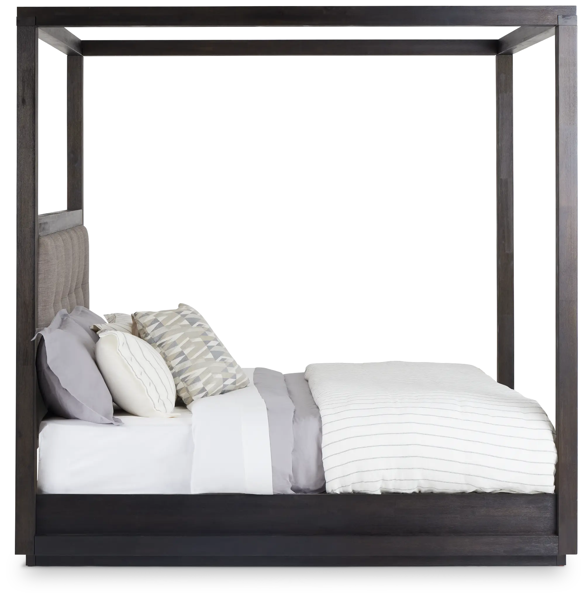 Madden Gray Uph Canopy Bed Madden Gray Uph Canopy Bed