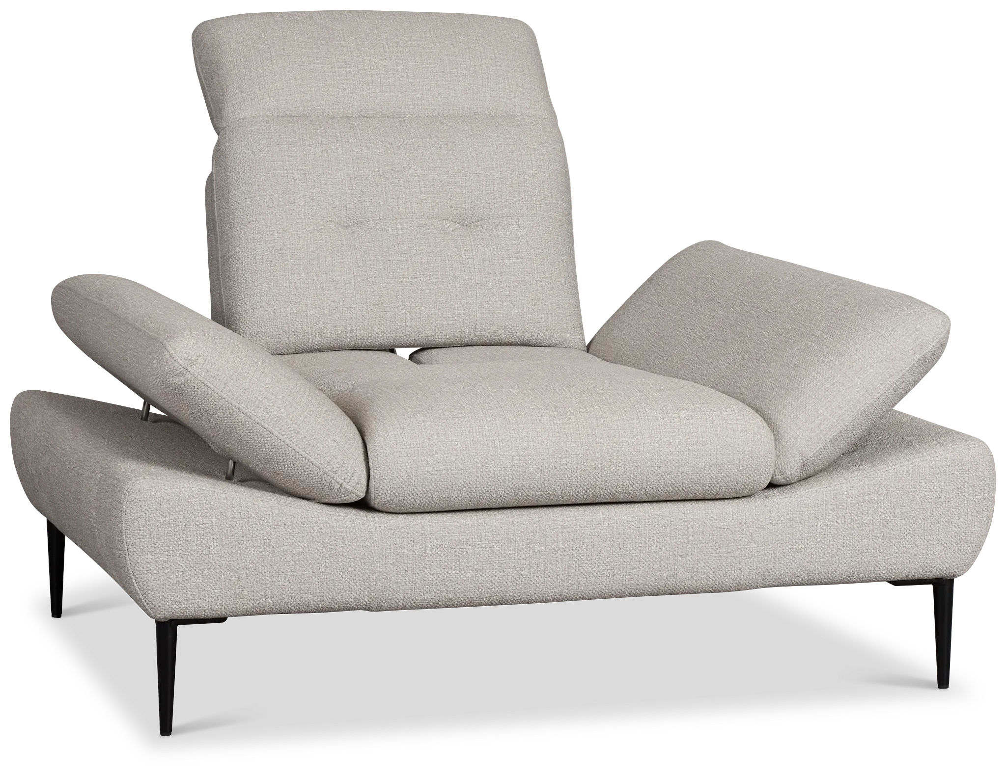 Micah Beige Fabric Chair