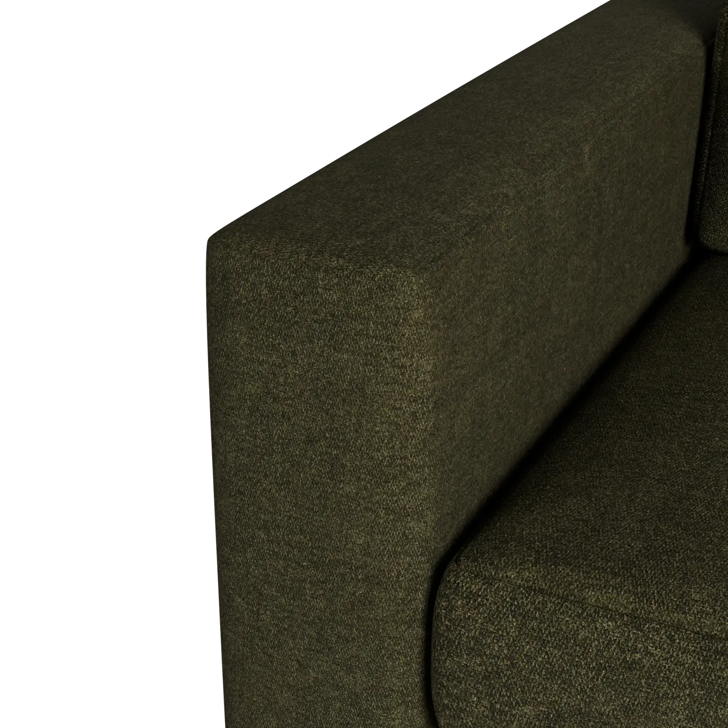 Citymod Green Fabric Left Chair Citymod Green Fabric Left Chair