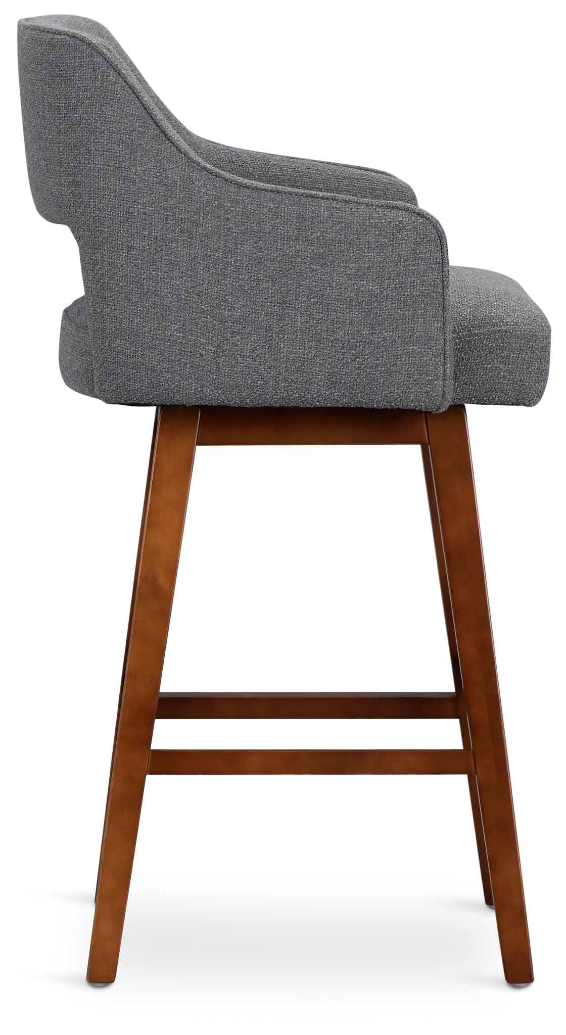 Oberlin Dark Gray Micro 30" Swivel Barstool Oberlin Dark Gray Micro 30" Swivel Barstool