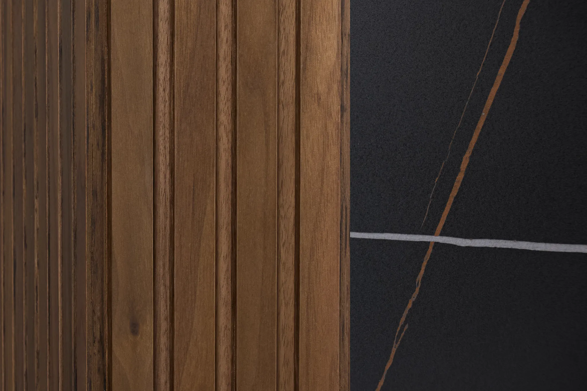 Wayne Two-tone Stone Rectangular Table & 4 Beige Upholstered Chairs